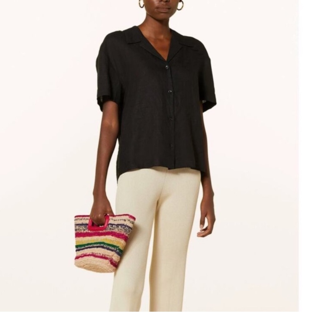 MAJE Colorful Striped Raffia Women's Bag NWT - Picture 4 of 12
